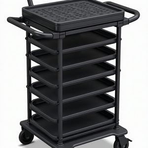 Rolling Gear Cart with Dividers